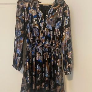 Ramy Brook Shaina silk jacquard dress